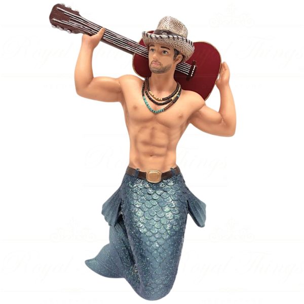 55 55460 December Diamonds Gay Christmas Ornaments Guitar Man Merman