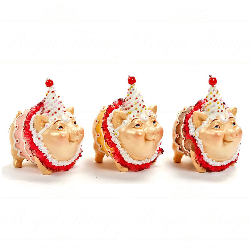 B 30439 goodwill christmas decorative items candy party piggy bank cream yellow brown pink B 30439 Goodwill Christmas Decorative Items Candy Party Piggy Bank Cream Yellow Brown Pink