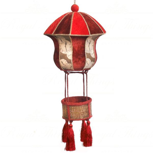 B 98146 Goodwill Christmas Decorative Items Time To Travel Balloon Burgundy Red Gold Champagne Vari A