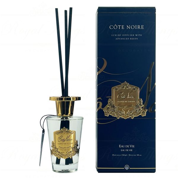 Gmdl 15005 Cote Noire Glass Diffuser Gold Eau De Vie 150ml