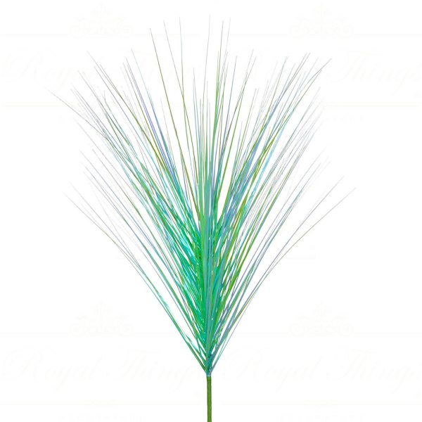 Goodwill Christmas Flowers Branches Metallic Foil Grass Bundle Stem Green Sp 20186
