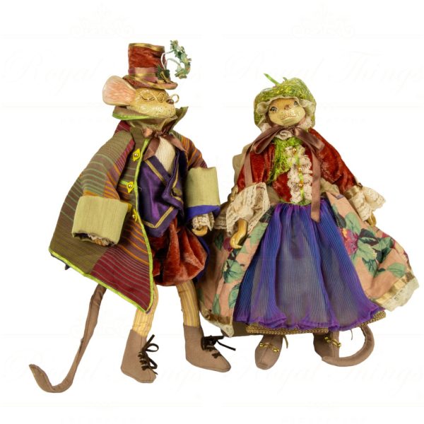 Kc 04 4642 Katherine S Collection Heritage Collectible Doll Clement Et Clementine Brown Purple Cream