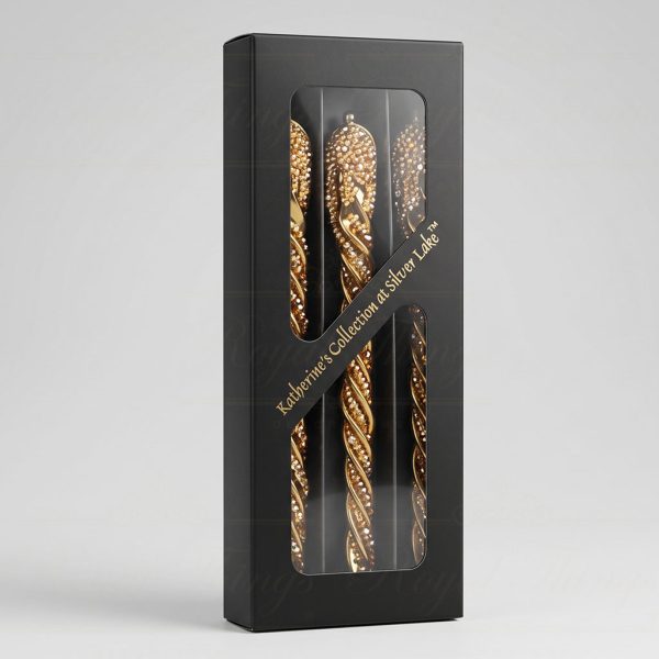 Kc 10 21192 Katherine S Collection Christmas Heritage Ornament Regal Gold Icicle Gold Box