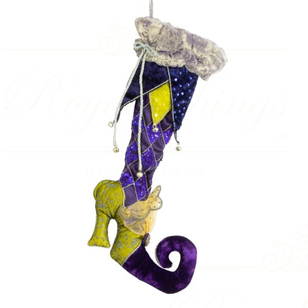 Kc 14 35103 Katherine S Collection Christmas Stockings Elettrizzarre Stocking Purple Green