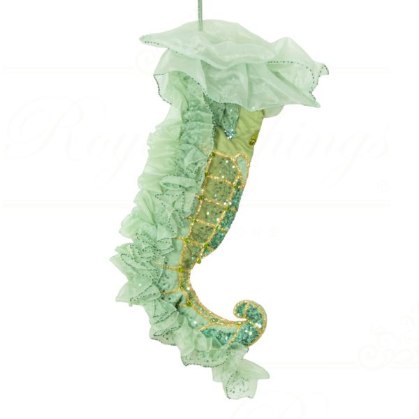 Kc 14 35652 Katherine S Collection Christmas Stockings Seahorse Stocking Blue