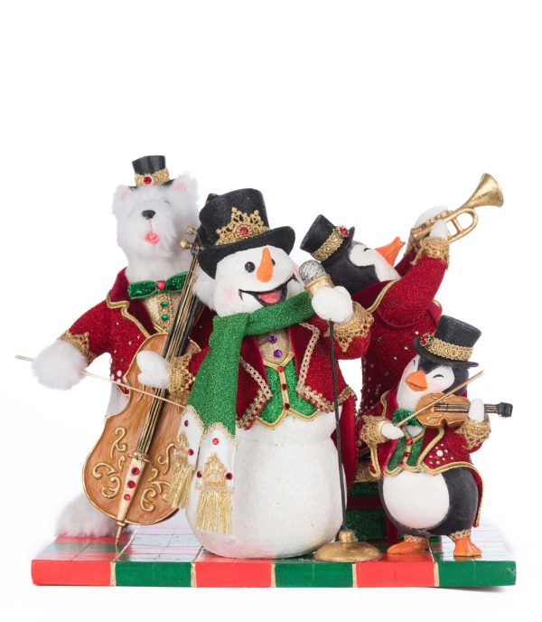 Kc 28 528811 Katherines Collection Christmas Decorative Items Royal Christmas Ball Orchestra Tabletop Red Green White