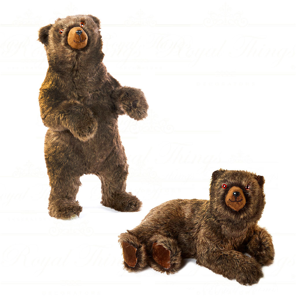 T 72015 goodwill christmas decorative items woodland furry bear brown T 72015 Goodwill Christmas Decorative Items Woodland Furry Bear Brown