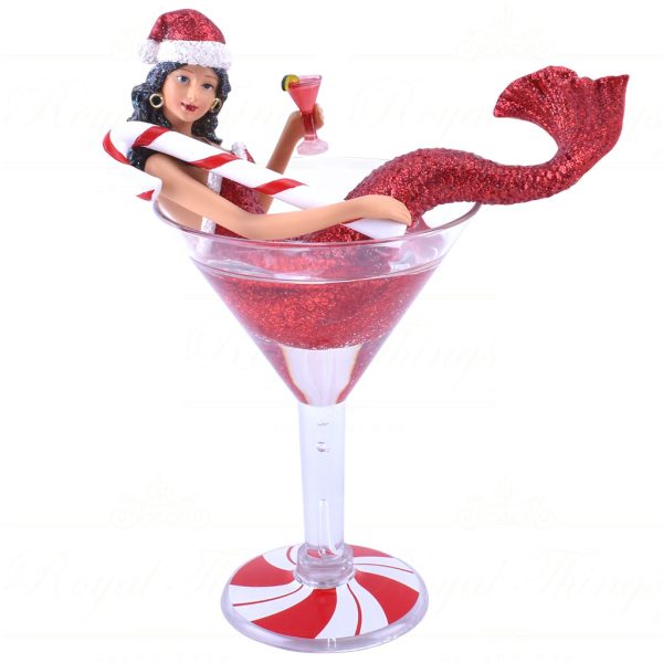 December Diamonds Christmas Ornaments Miss Peppermintini Mermaid Red White Dd 55 55141