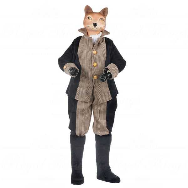 Goodwill Animal Dolls Country Club Fox Brown Black J 61553