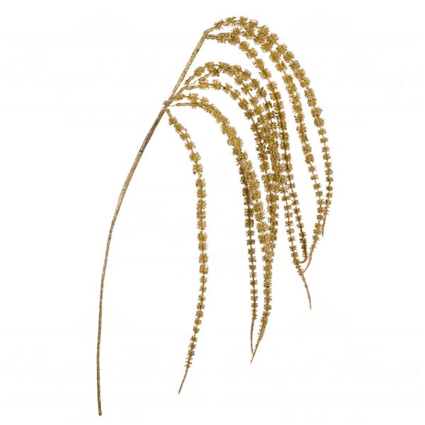 Goodwill Christmas Flowers Branches Hanging Amaranthus Tail Stem Gold Fl 18600