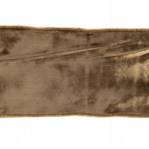 Goodwill Christmas Ribbon Smooth Velvet Dark Gold L 27699