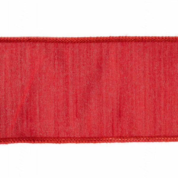 Goodwill Christmas Ribbon Taj Mahal Solid Ribbon Red L 24533